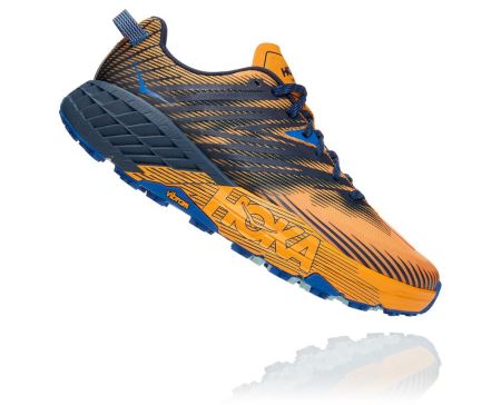 Hoka One One Speedgoat 4 - Adidasi Alergare Barbati Negrii | RO-7H0F57Q